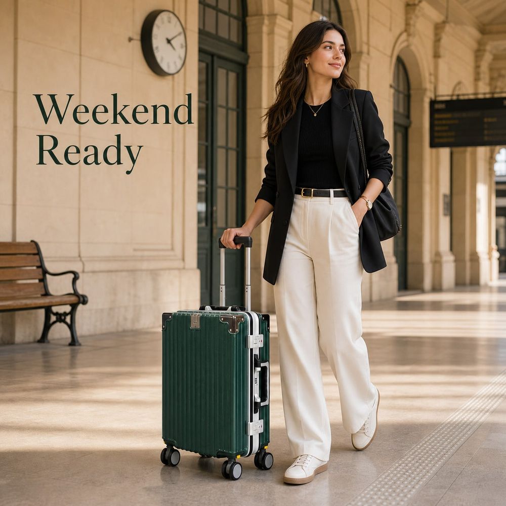 Aluminum Frame Carry On Luggage - Valigia da cabina approvata per il