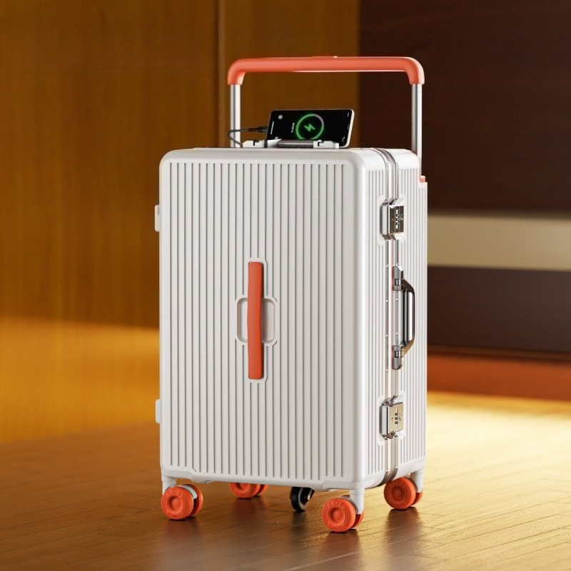 Aluminum Frame Carry On Luggage - Valigia da viaggio con maniglia larga