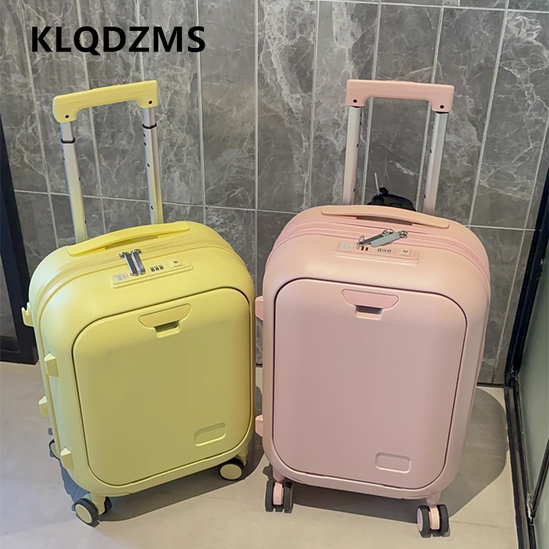 Front Opening Laptop Luggage 24 Inch - KLQDZMS Valigia da viaggio da 18,