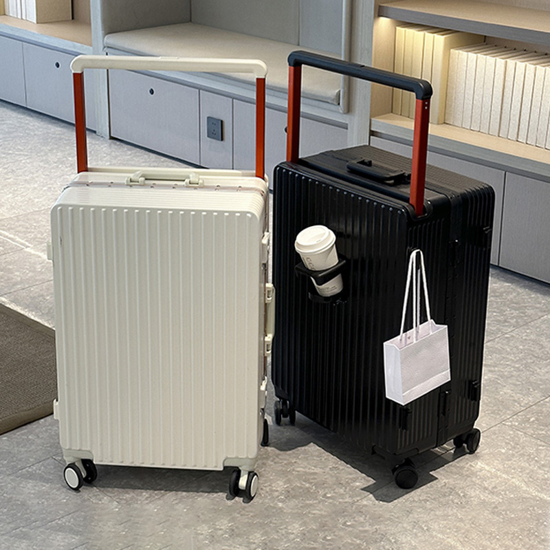 Spinner Wheel Rolling Suitcase 20 Inch - Nuova valigia con manico largo su