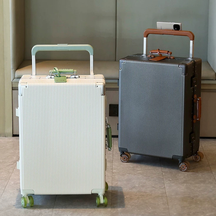 Spinner Wheel Rolling Suitcase 20 Inch - Valigia con maniglia larga e ruote