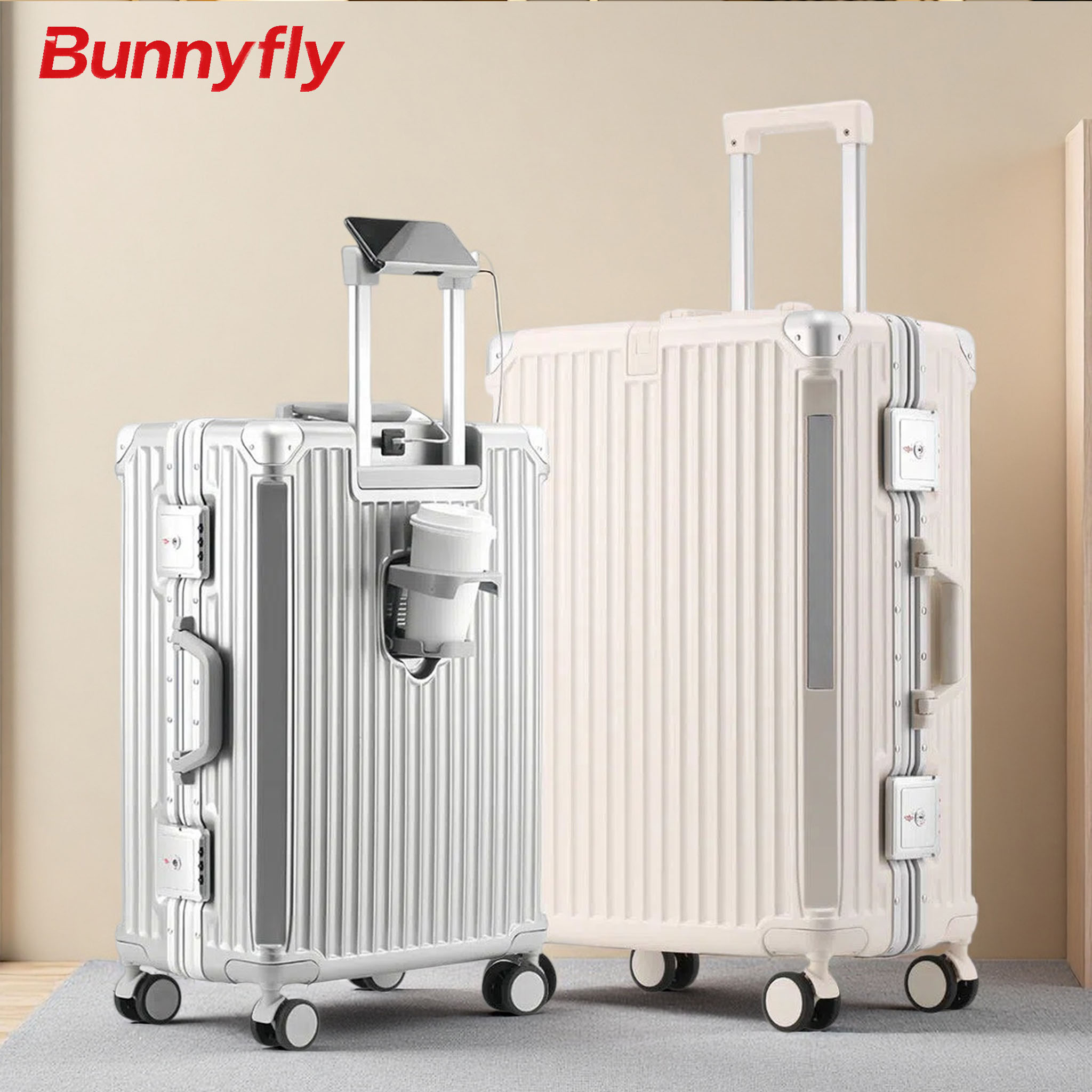 BunnyFly Valigia da Viaggio 20 - Aluminum Frame Carry On Luggage recensione e prezzo
