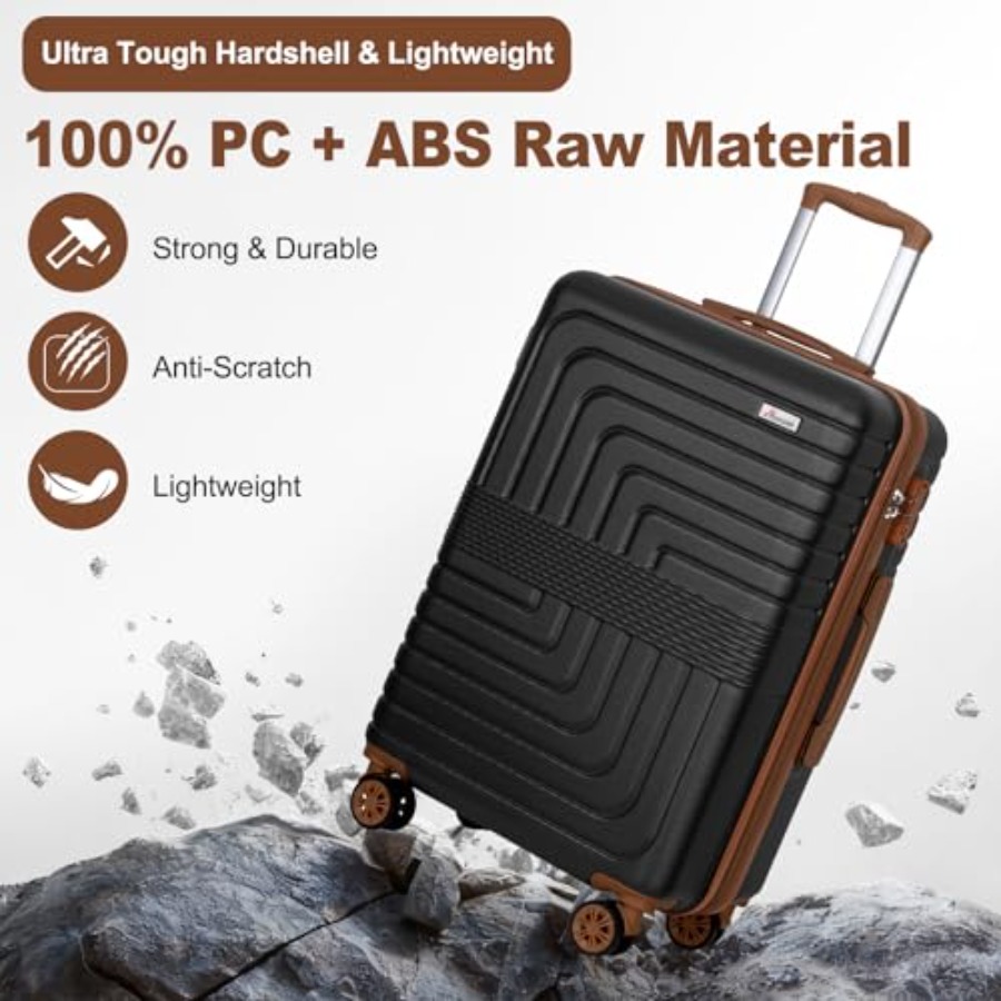 Set di 3 Valigie Espandibili 2 - Expandable Hard Shell Luggage Set recensione e prezzo