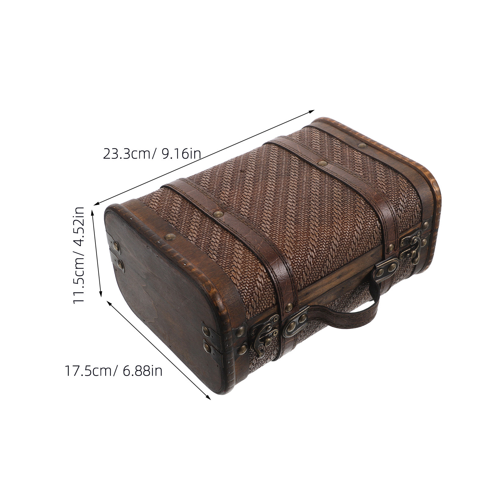 Valigia Vintage in Legno, Scat - Retro Vintage Trunk Suitcase recensione e prezzo