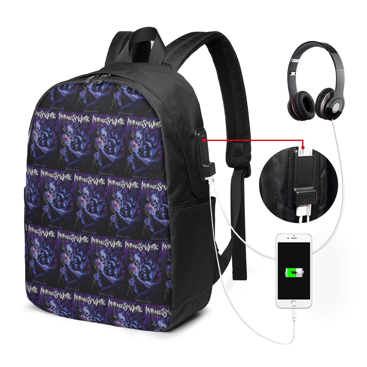 Zaino Motionless In White, bor - Travel Bags recensione e prezzo