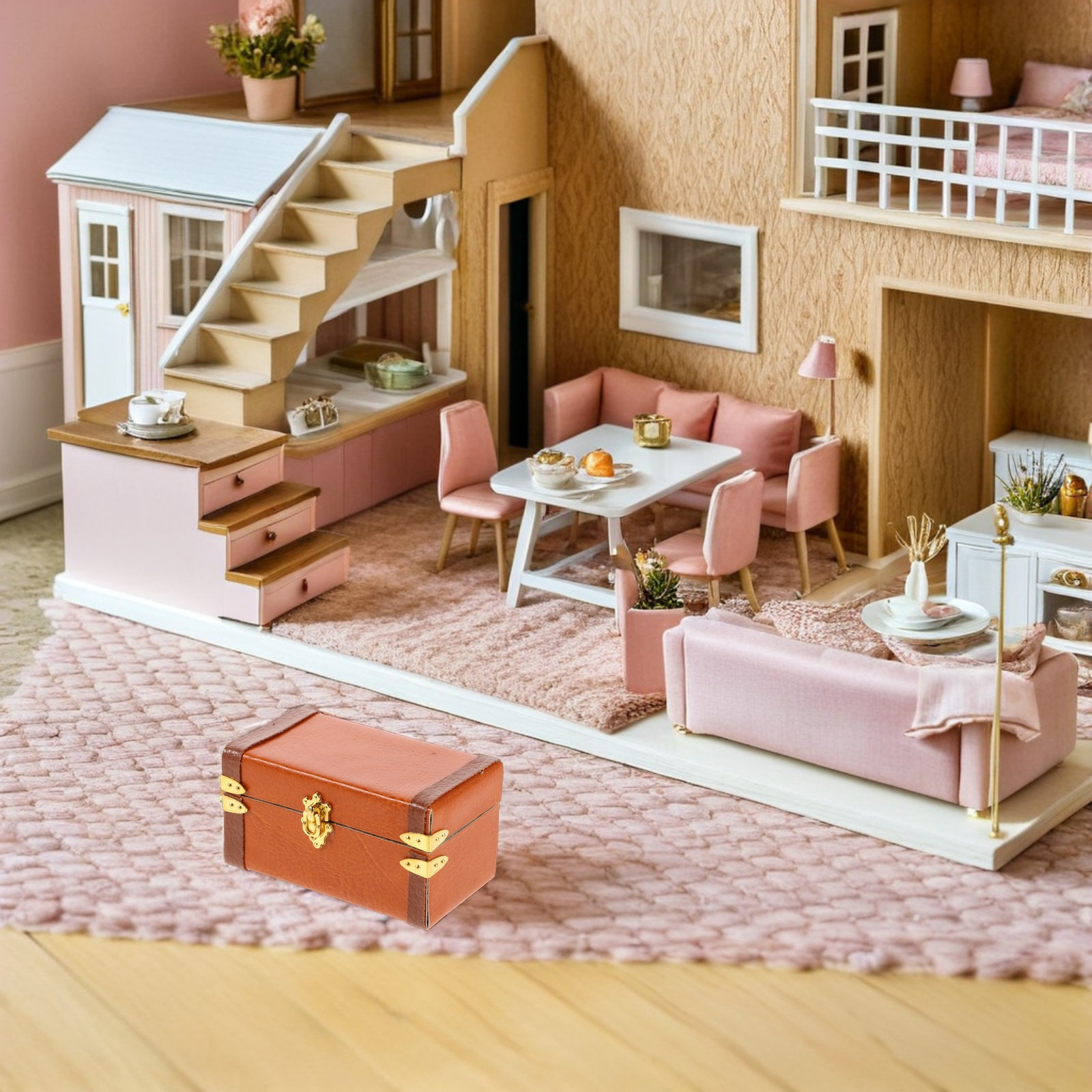 Valigia Vintage in Miniatura,  - Retro Vintage Trunk Suitcase recensione e prezzo