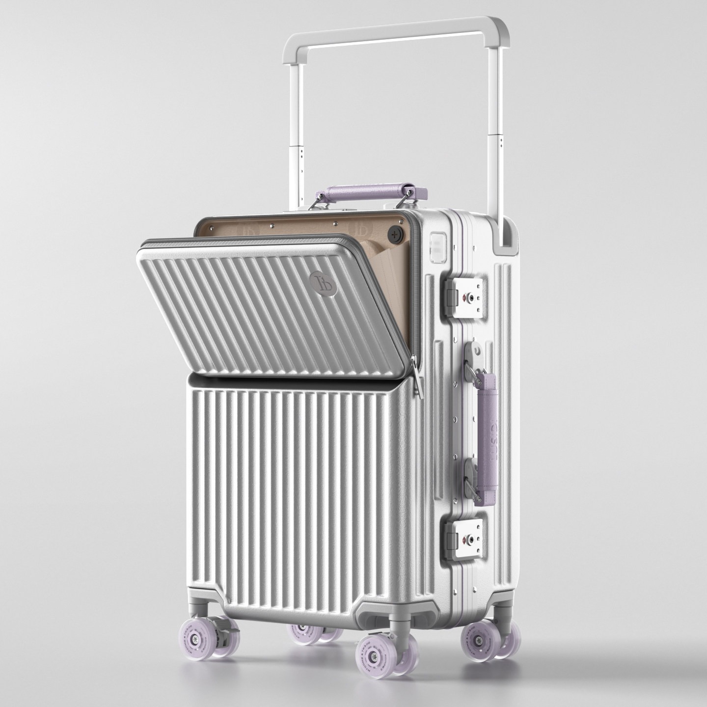 Valigia con Apertura Frontale, - Aluminum Frame Carry On Luggage recensione e prezzo