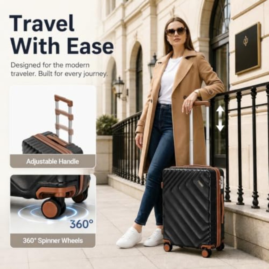 Set di 6 Valigie Espandibili a - Expandable Hard Shell Luggage Set recensione e prezzo