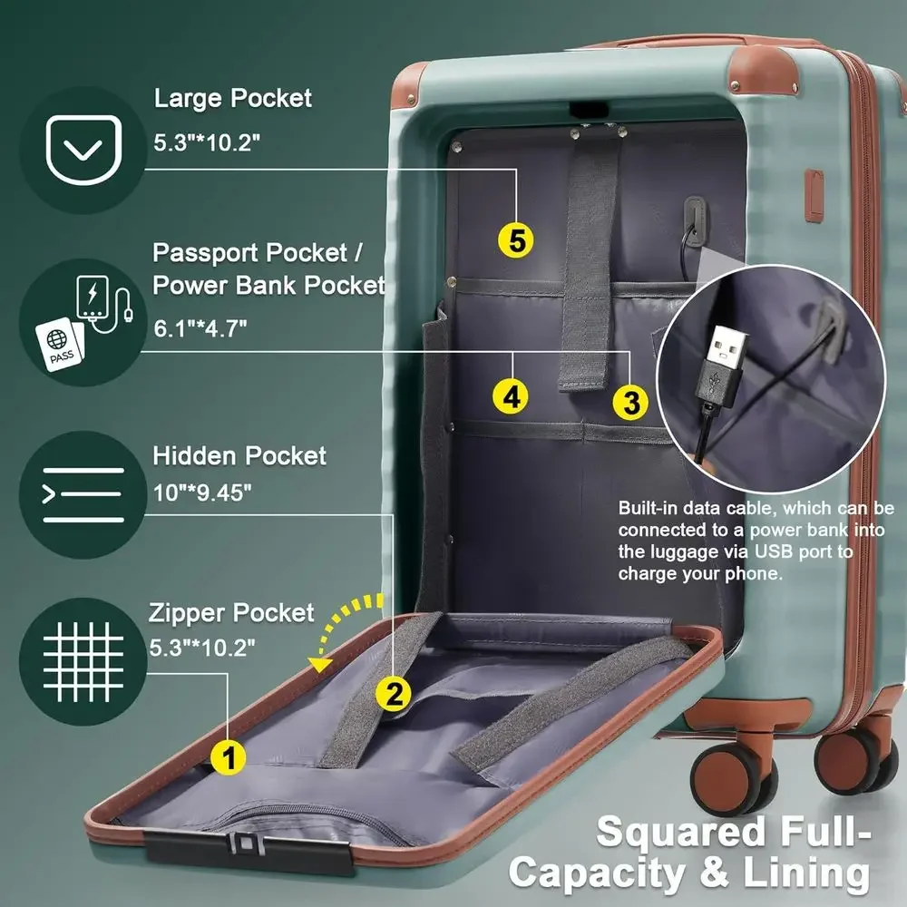Set di 5 Valigie Espandibili c - Expandable Hard Shell Luggage Set recensione e prezzo