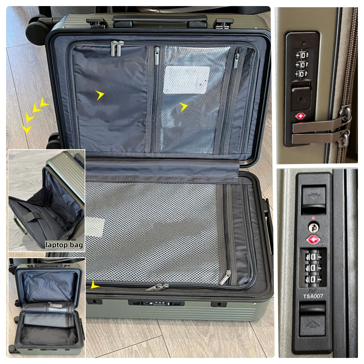 Valigia 2-in-1 con Zaino Stacc - Aluminum Frame Carry On Luggage recensione e prezzo