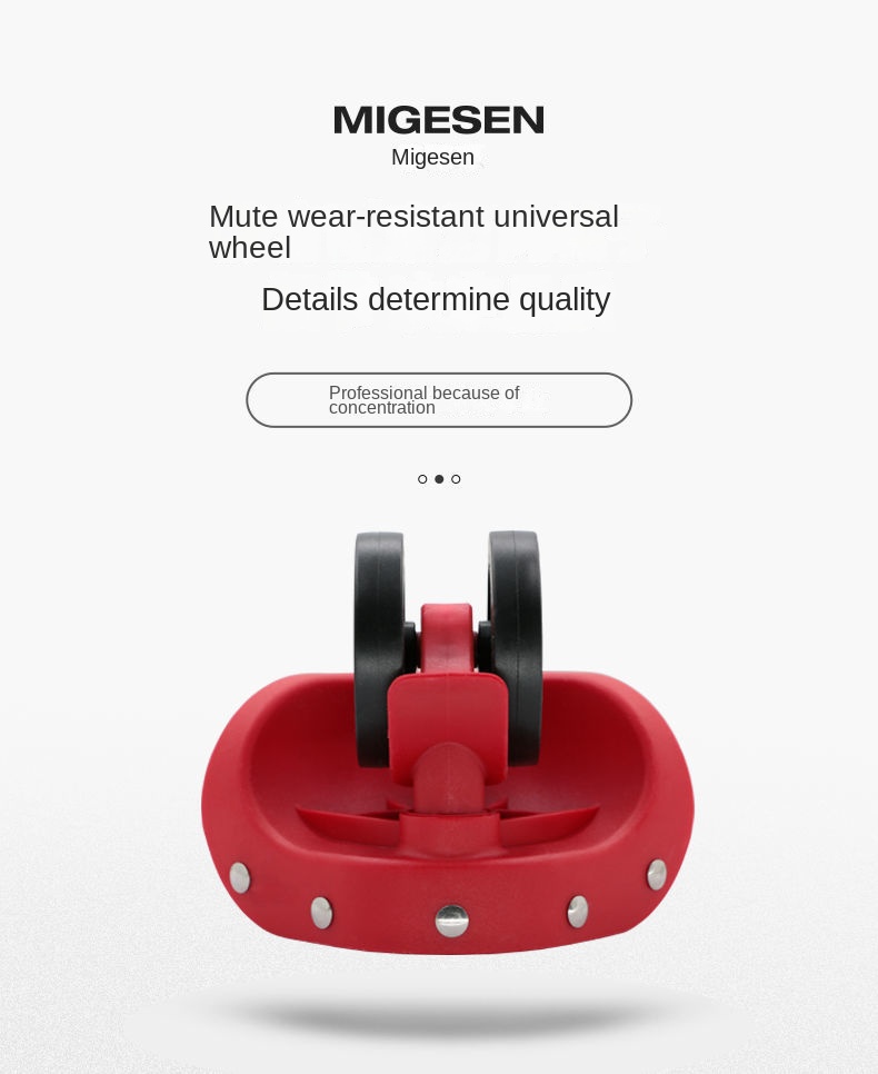 1 paio di ruote per bagagli un - Silent Replacement Luggage Wheels recensione e prezzo