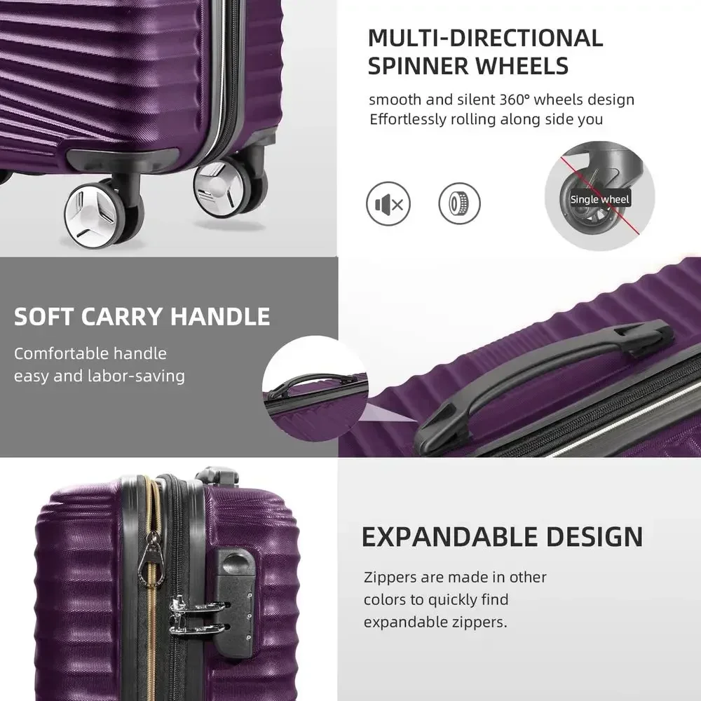 Set di 5 Valigie Rigide Espand - Expandable Hard Shell Luggage Set recensione e prezzo