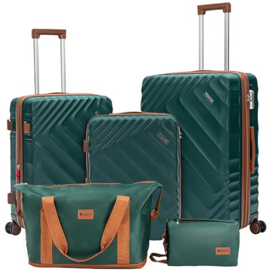 Set di 5 Valigie Espandibili a - Expandable Hard Shell Luggage Set recensione e prezzo