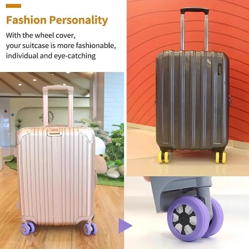 8 Pezzi di Copriruote Silenzio - Silent Replacement Luggage Wheels recensione e prezzo