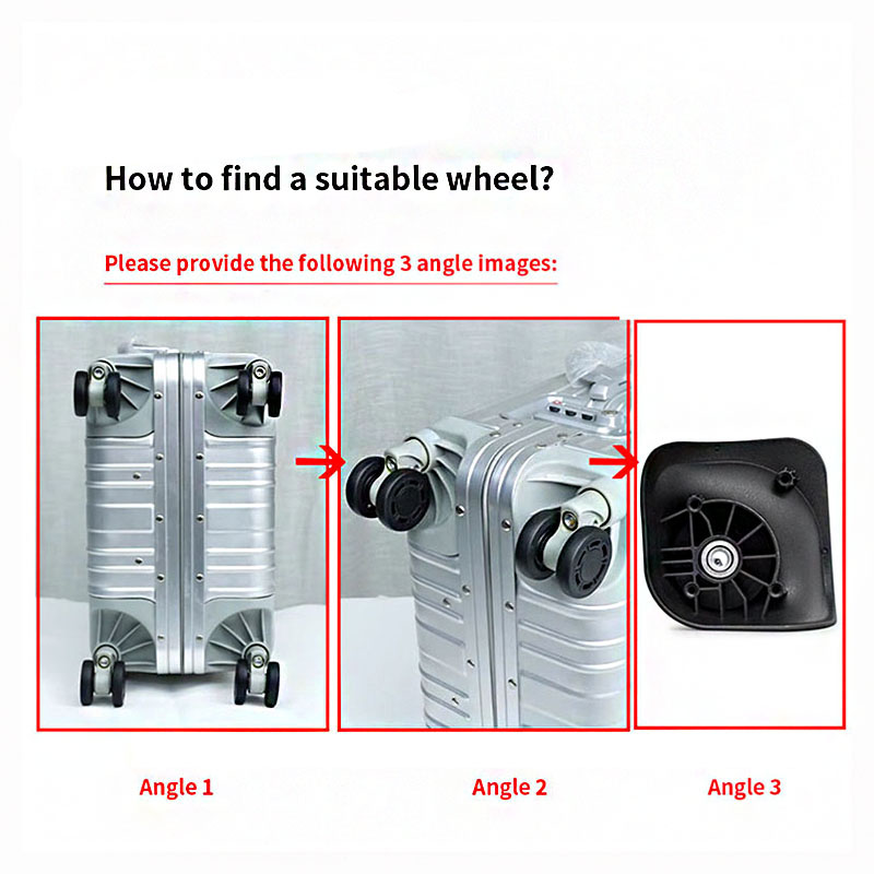 Ruote per bagagli in tessuto V - Silent Replacement Luggage Wheels recensione e prezzo