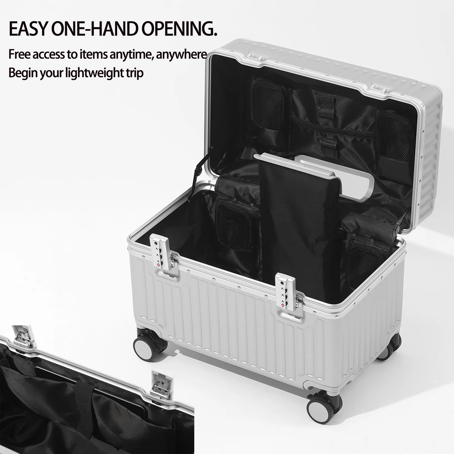 Valigia con telaio in allumini - Aluminum Frame Carry On Luggage recensione e prezzo