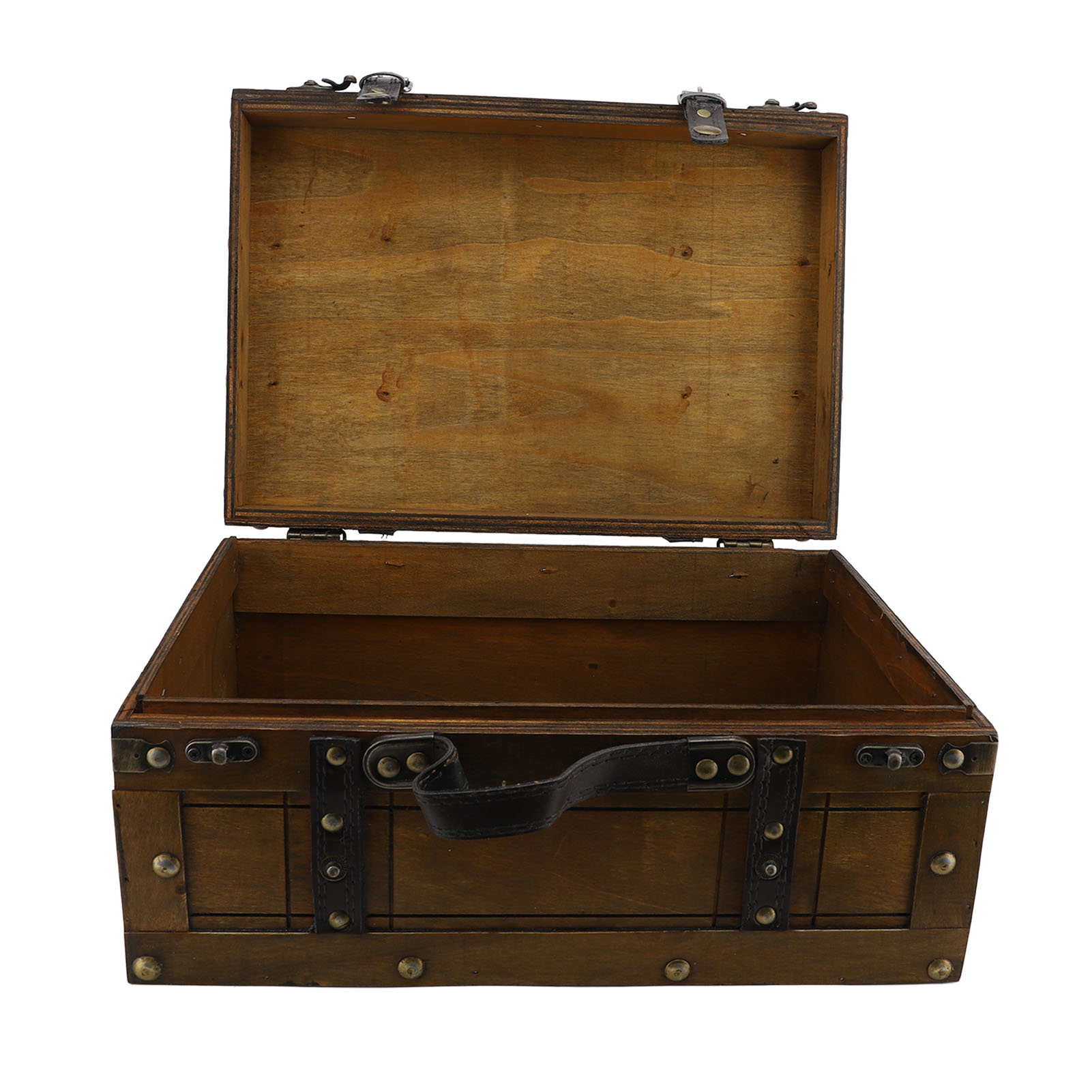 Valigia retrò in legno sinteti - Retro Vintage Trunk Suitcase recensione e prezzo