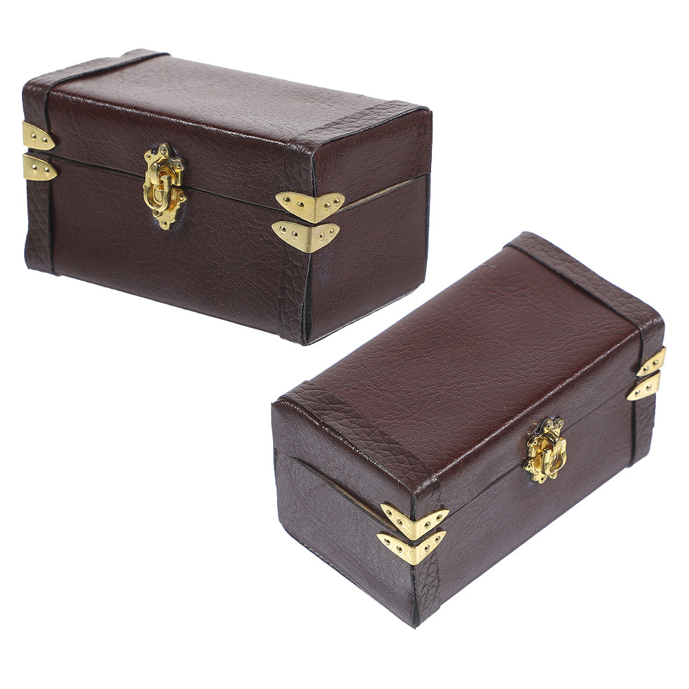 2 Pezzi Valigia Vintage in Min - Retro Vintage Trunk Suitcase recensione e prezzo